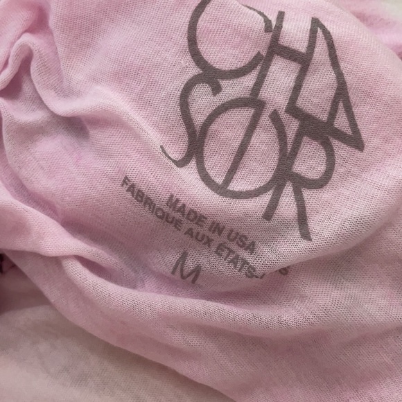 NEW Chaser Diamonds Vacation & Cocktails Distressed Pink Black Glitter Tee Sz. M - Picture 3 of 3